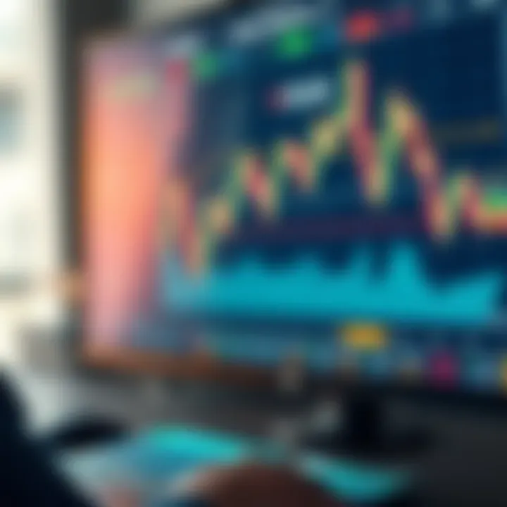 Binary options trading platform interface displaying charts and trading options