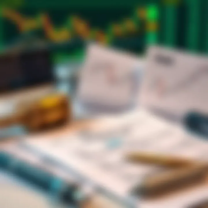 Regulation and Tax Factors in Binary Options Investment Conceptual illustration showing legal documents and financial tools representing regulation and tax considerations