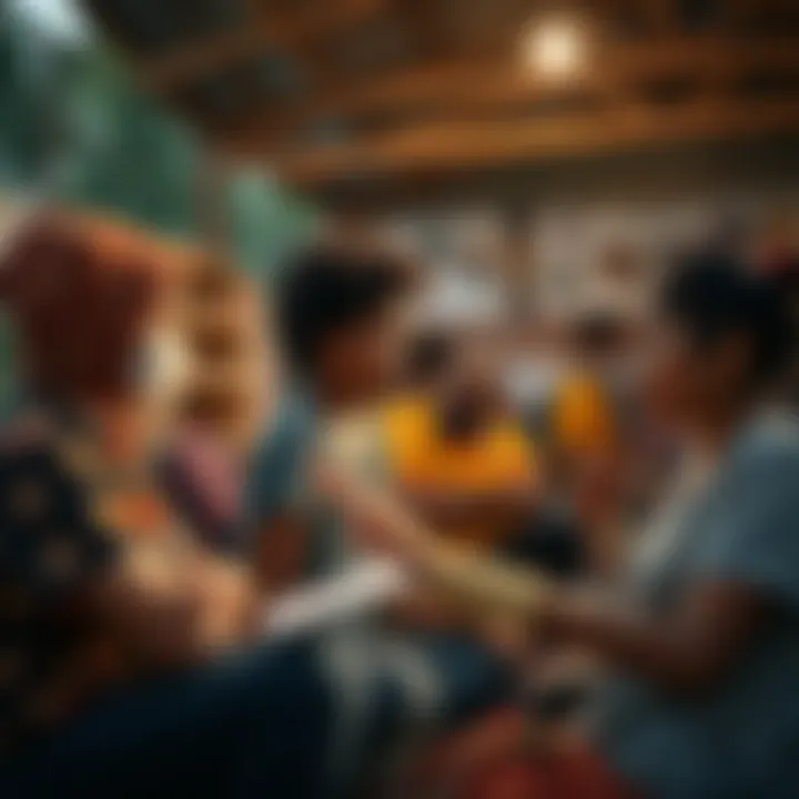 Community Involvement in Emergency Preparedness and Resilience Community members engaging in emergency planning and resilience building activities