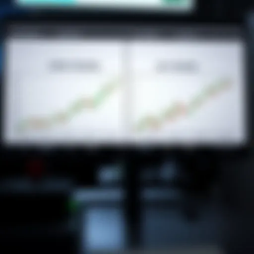 Comparison chart illustrating swing trading and day trading strategies with timelines and market movements