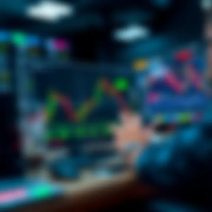 Illustration showing different types of trading platforms and security tips