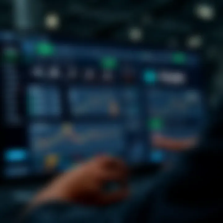 Dashboard showcasing essential features like security settings and trading tools for online trading