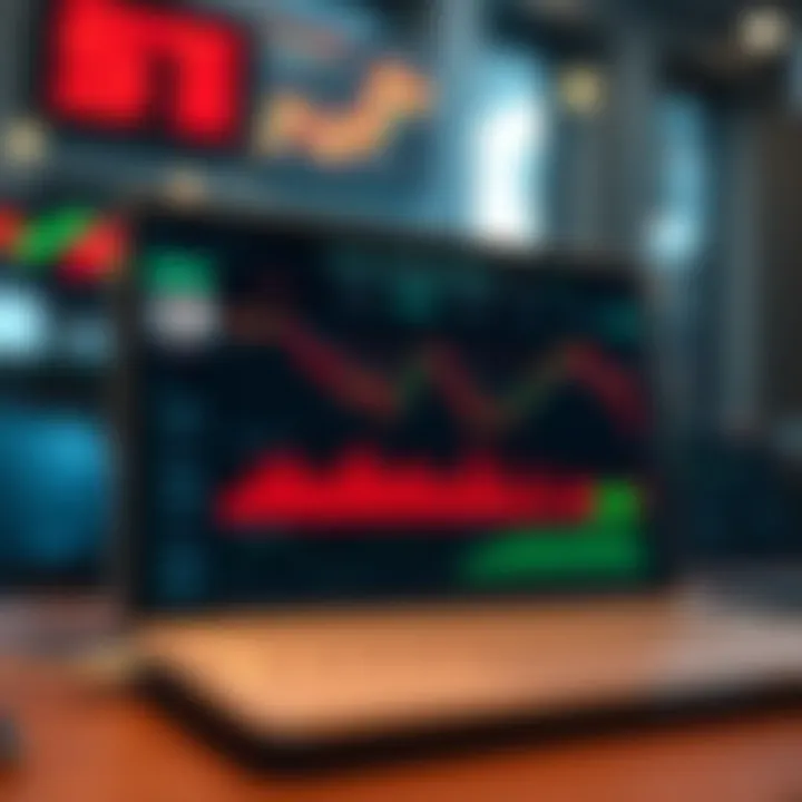 Digital interface of a trading platform highlighting copy trading features and follower statistics