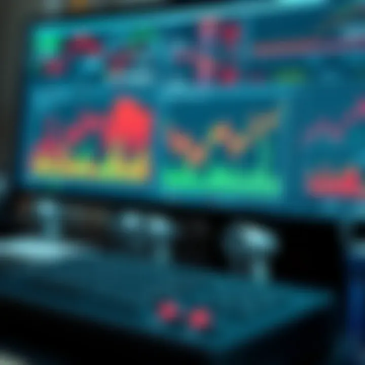 Illustration of digital tools and charts used for effective risk management in business projects