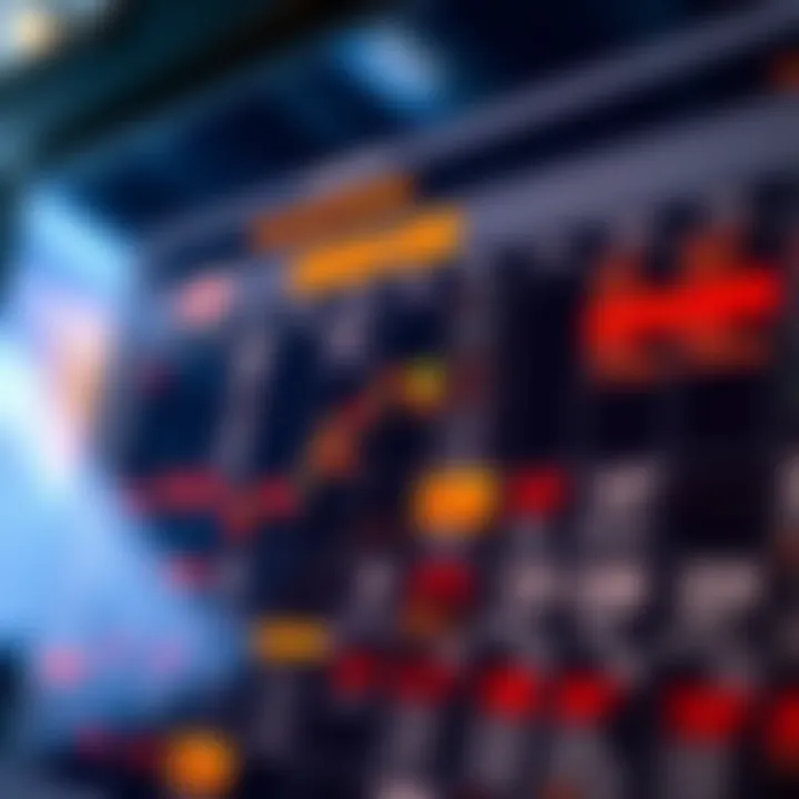 Economic calendar showing key United States financial events and indicators