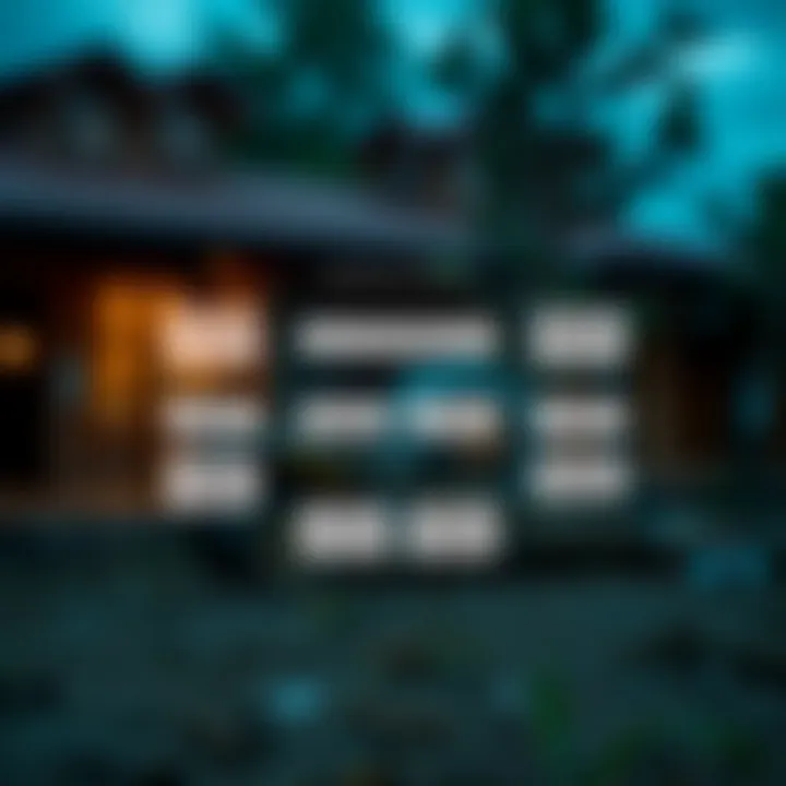 Diagram showing coordination between institutions and community involvement in disaster prevention and response