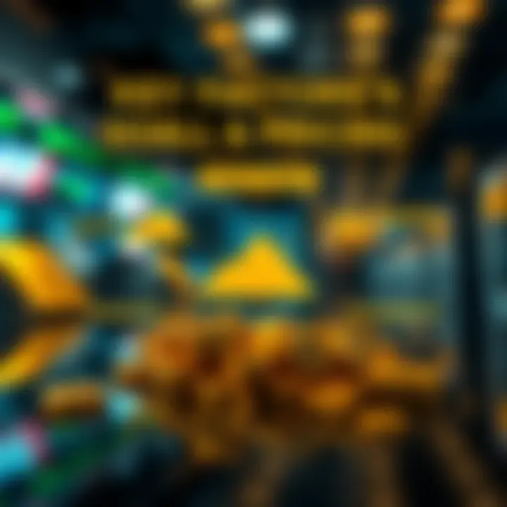 Illustration of key gold market factors including supply, demand, and economic influences