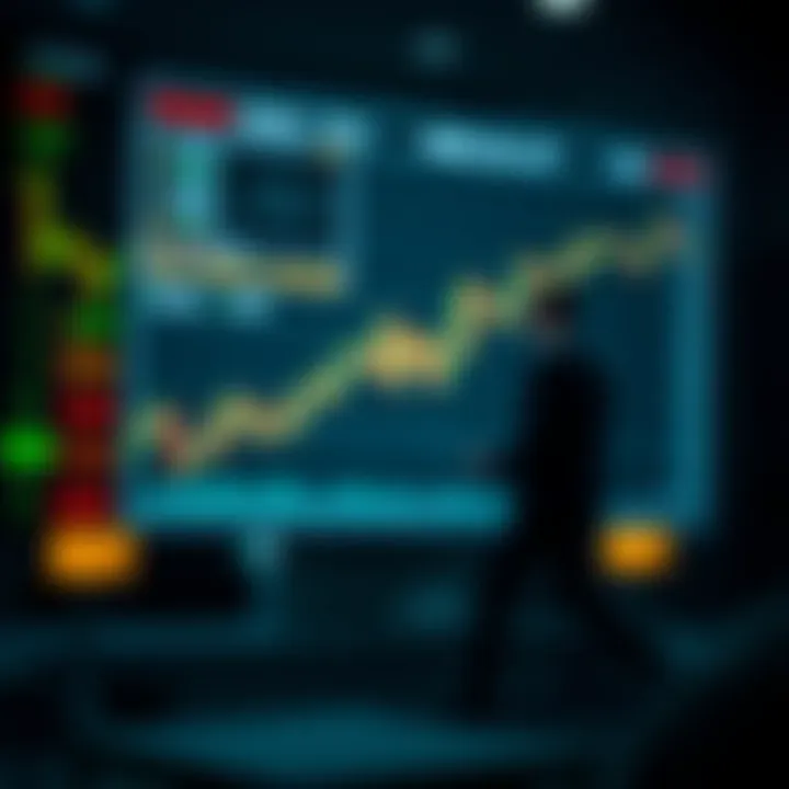 Conceptual graphic representing risk management and capital control in financial trading