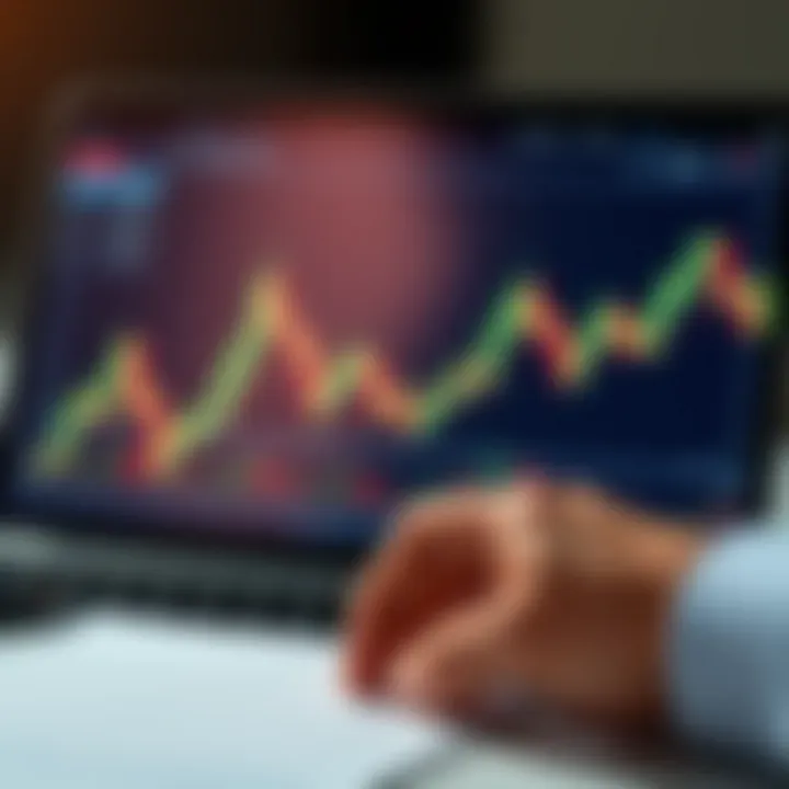 Graph showing risk management techniques controlling financial loss