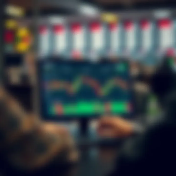 Illustration depicting essential trading strategies and tools used in online courses for financial skill enhancement