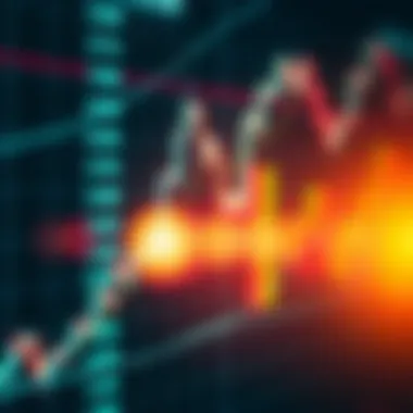 Binary Options Trading Market Trends Graph showing binary options trading with clear up and down market indicators