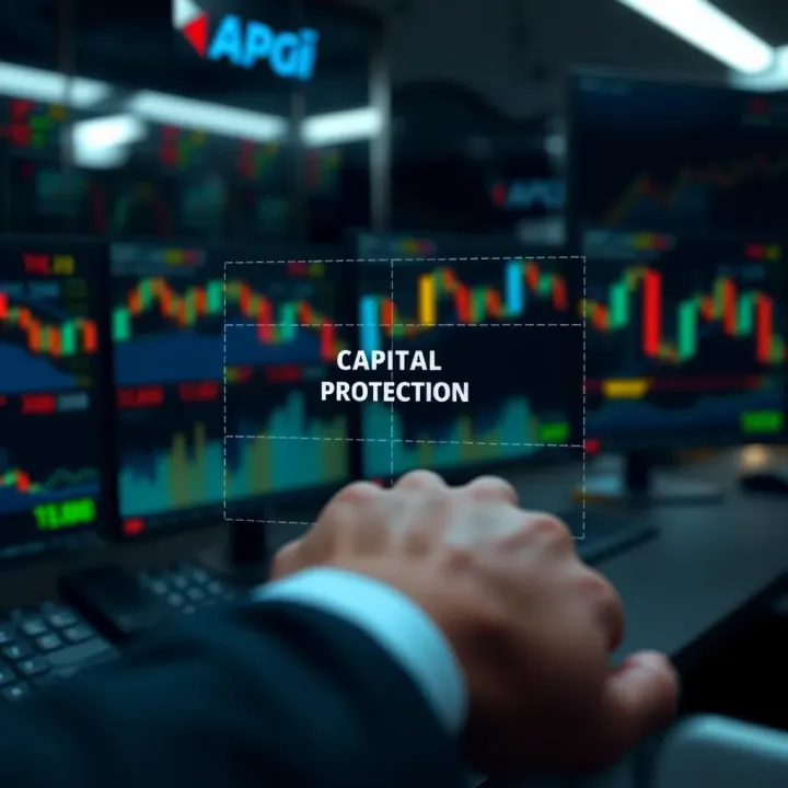 Capital Protection and Strategic Decision Making in Trading Diagram illustrating capital protection and decision making in financial markets