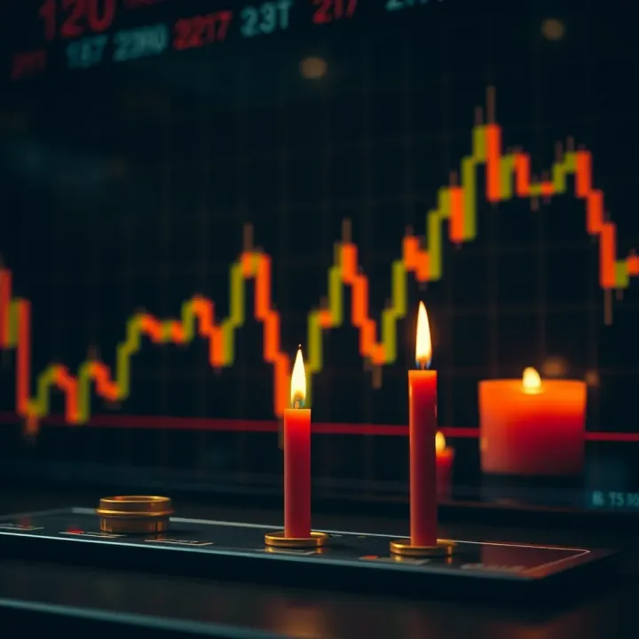 Common Japanese candlestick patterns depicted with clear labels and trend direction arrows