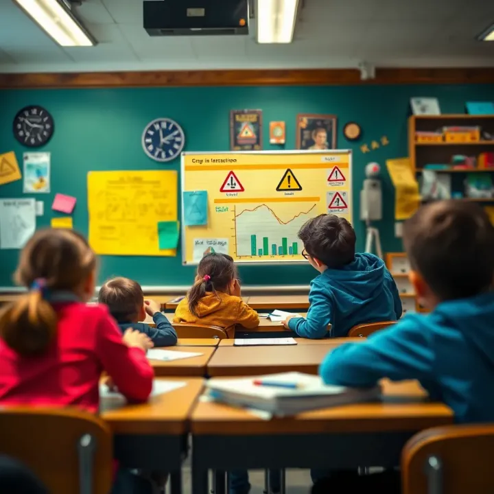 Dibujos para gestionar riesgos en escuelas