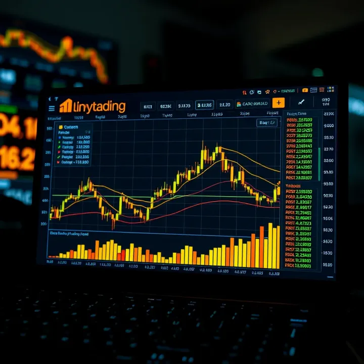 Illustration of financial risks and safety measures in binary options investment in Colombia