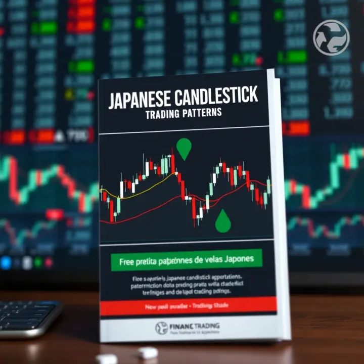 Free PDF resource cover illustrating Japanese candlestick trading techniques and strategies