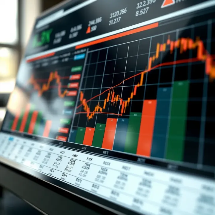 Chart displaying various strategies and risk levels in binary options investment