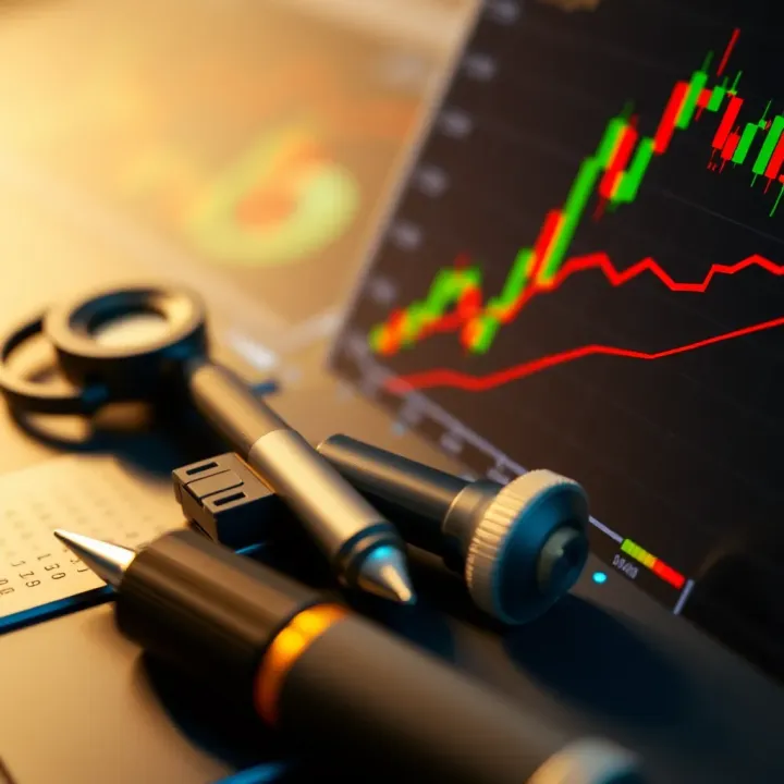 Collection of popular technical analysis tools including trend lines, moving averages, and support resistance levels