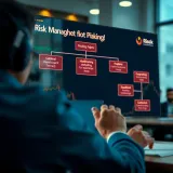 Flowchart illustrating key concepts and methodologies in risk management for business projects