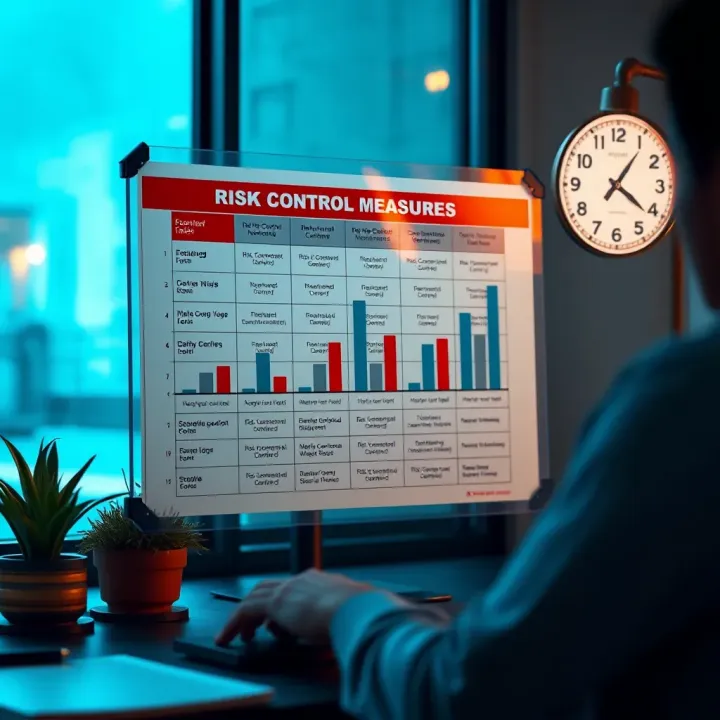 Clear chart showing risk control measures and their application in different environments