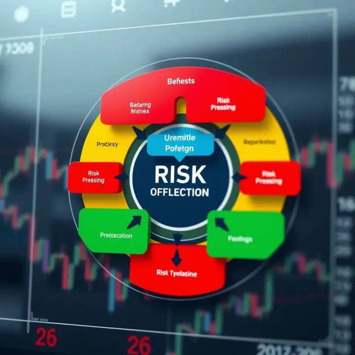 Visual diagram showing interconnections of various risk factors in a layered format